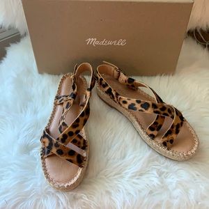 NIB Madewell Malia Espadrille Sandals 7 & 8.5
